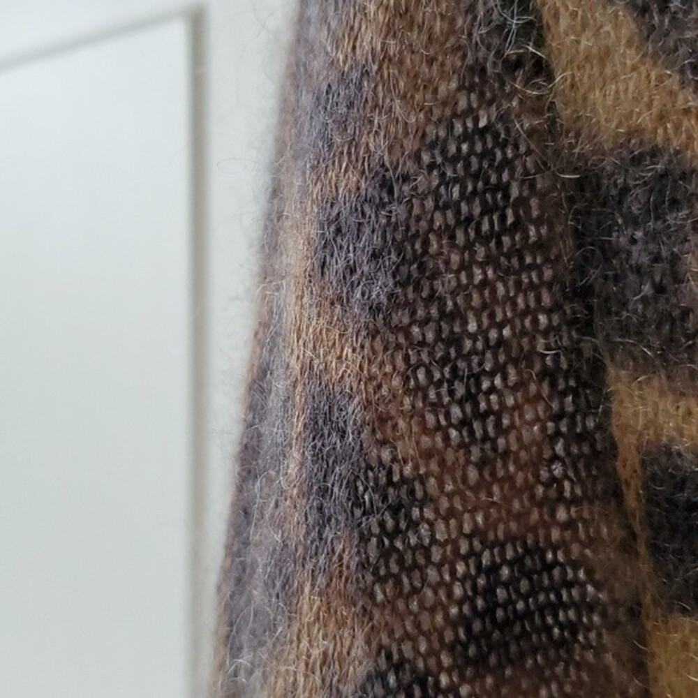 J. CREW LEOPARD WOOL SWEATER DRESS ANIMAL PRINT SIZE SMALL MOBWIFE COSTUME - Picture 9 of 12